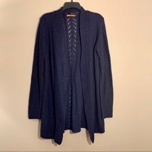 Belldini Long Navy Open Sweater